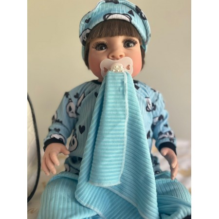 Bk Menino Pijaminha Azul 